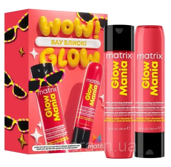 Шампунь Кодиціонер Matrix Glow Mania для фарбованого волосся Київ