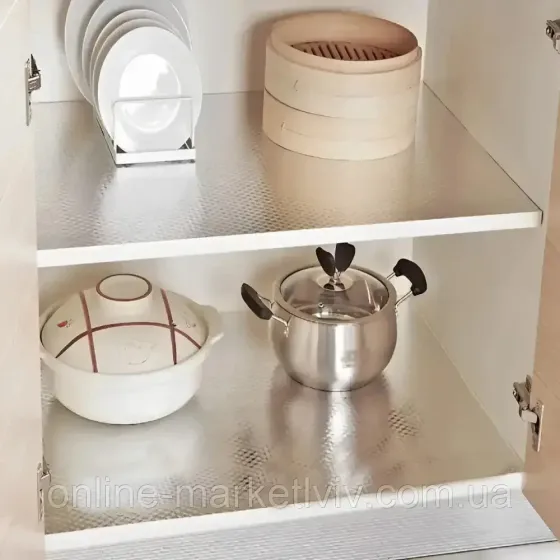 Самоклеющаяся алюминиевая фольга 2м х 60см Ромб SBR Киев