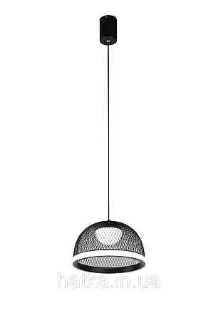 Підвісна світлодіодна люстра 2567/300 (Чорний) з пультом дистанційного керування Київ