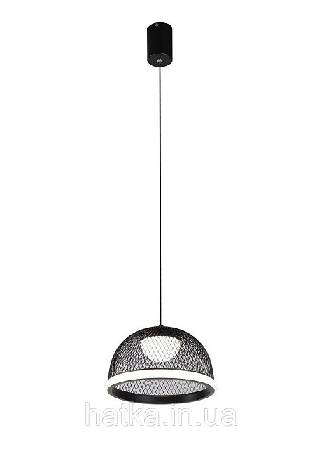 Подвесная светодиодная люстра 2567/300 (Черный) с пультом дистанционного управления Киев - изображение 1