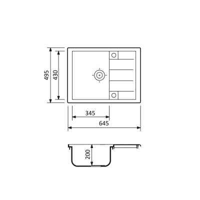 Мойка кухонная Adamant Anila Avena + змішувач (182496910306) Вінниця