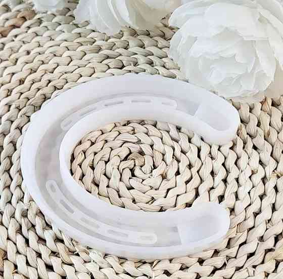 Молд силиконовый Подкова 95 на 108 мм серый Киев