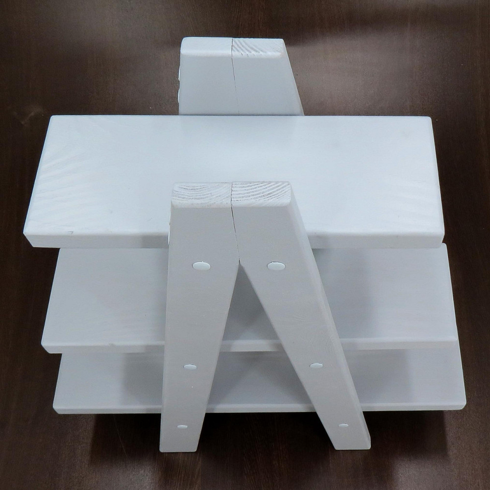 Підставка для квітів "Антоніу 50х17х60" сіра Миколаїв - фото 4