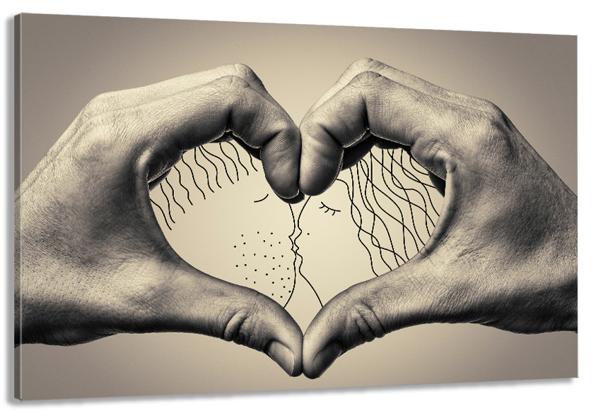 Картина холст в гостиную / спальню   Закохані   MLP_219 40x80 см Киев - изображение 1