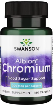 Хром Swanson Chelated Chromium 200mcg 180 капс Киев
