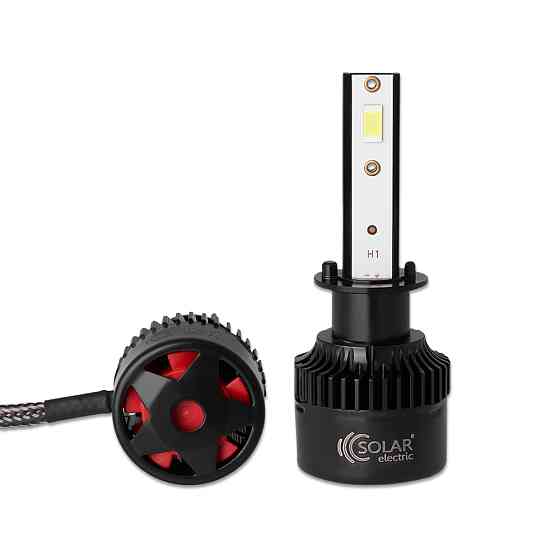 Автолампа Solar LED H1 12/24V 50W 5000Lm 6500K CSP3570 2шт Львів