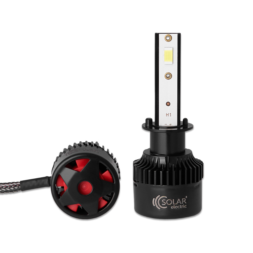 Автолампа Solar LED H1 12/24V 50W 5000Lm 6500K CSP3570 2шт Львов - изображение 3