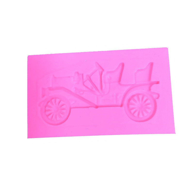 Молд силиконовый Старинный автомобиль 69 на 40 мм розовый Киев - изображение 5