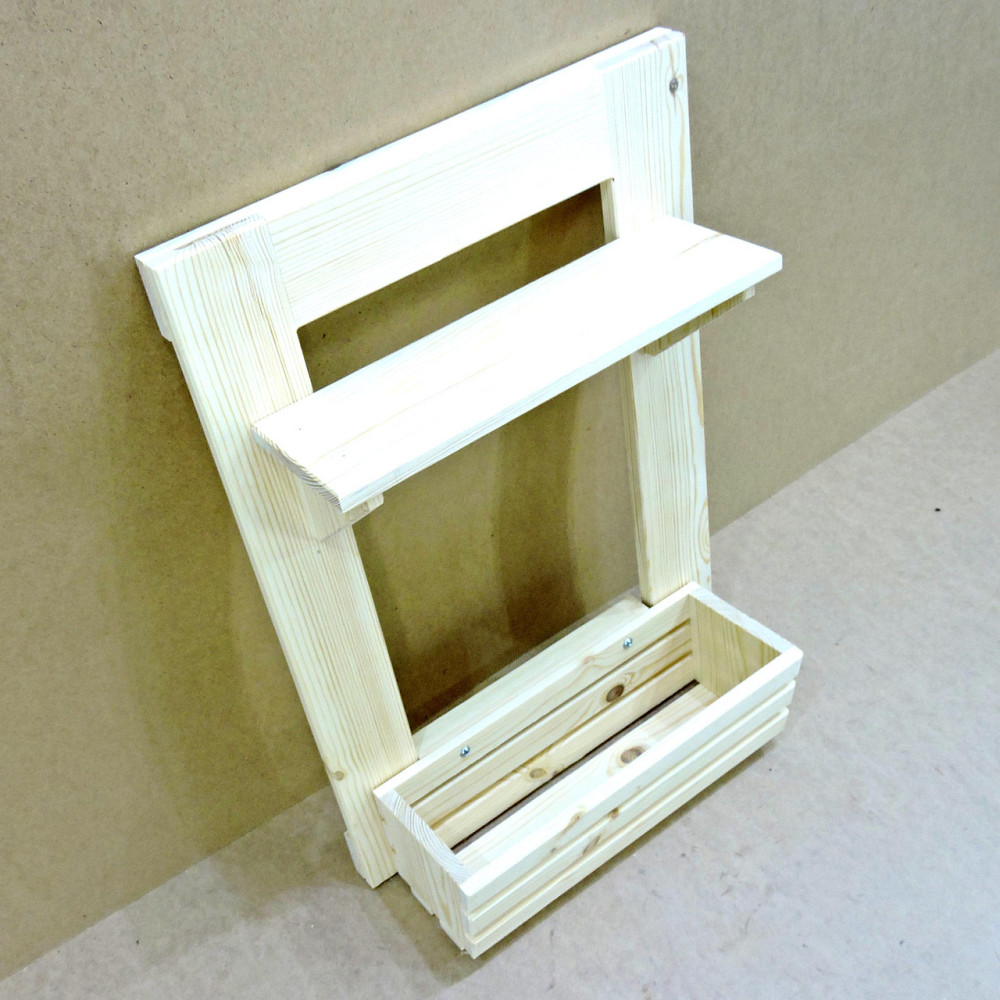 Полиця настінна для квітів "Манаус" бланже Миколаїв - фото 2