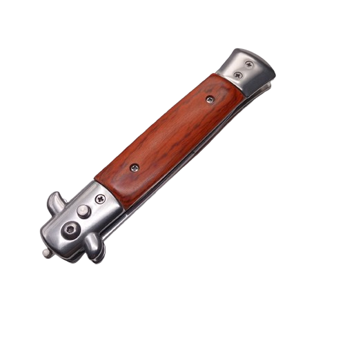 Ніж викидний PA50-1K Дерево Дніпро - фото 2