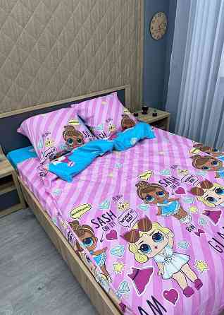 Комплект детского постельного белья Фланель, Koloco Полуторный 150х210 с разноцветным принтом (88-060) Киев