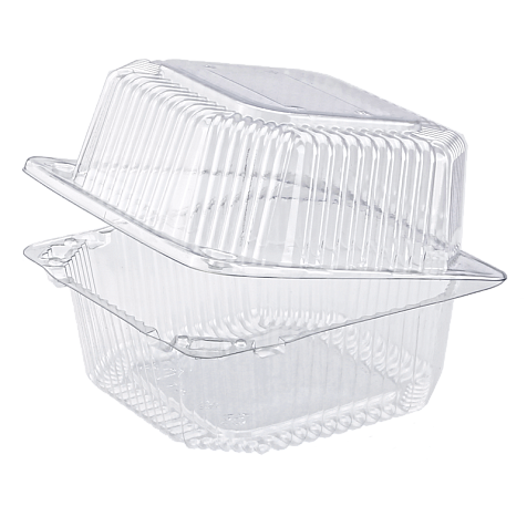 Блістер 130*130*77 мм ПЕТ упаковка для харчових гарячих продуктів із кришкою ПС-100 одноразове Павлоград