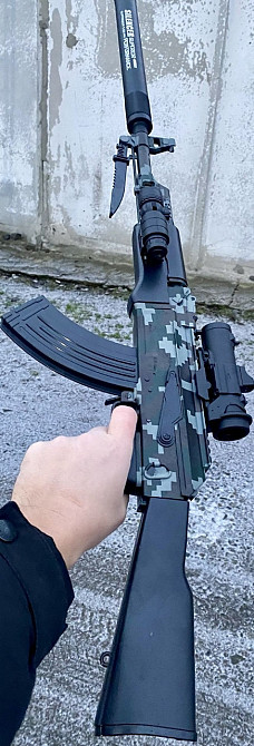 Бластер Автомат Калашникова АК-47 з PUBG Орбізи / Орбіган 87 см 2 Обоймы. Харьков - изображение 1