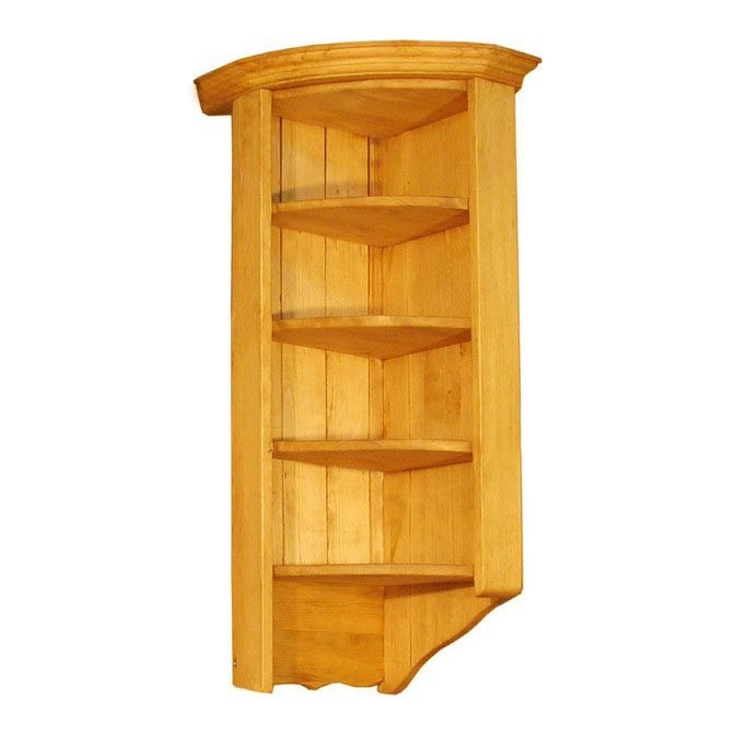 Кутова настінна полиця "Бонао" каррі Миколаїв - фото 1