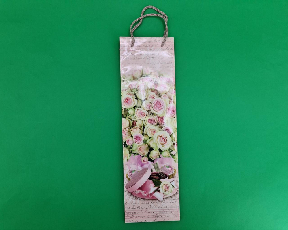 Пакет бумажный подарочный под бутылку  12/9/36(артBUT-79) (12 шт) Харьков - изображение 3