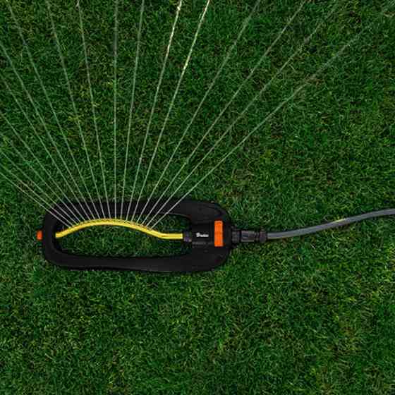 Зрошувач осцилівний компактний з алюмінієвою дугою, BLACK LINE, ECO-2816 Київ