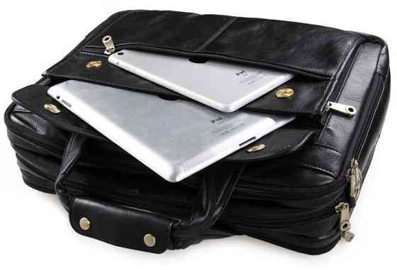 Сумка мужская для ноутбука 15.6 Черная (Vintage) Киев