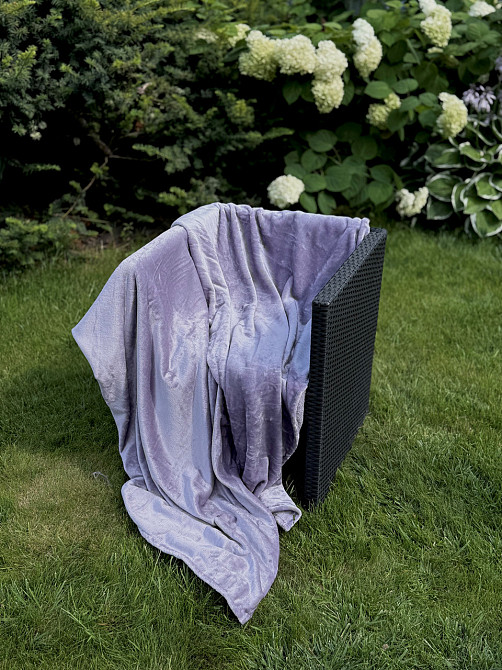 Ecotton Плед Ecotton 150х220 см із мікрофібри Well Soft Lаvender пудровий фіолетовий Киев - изображение 4