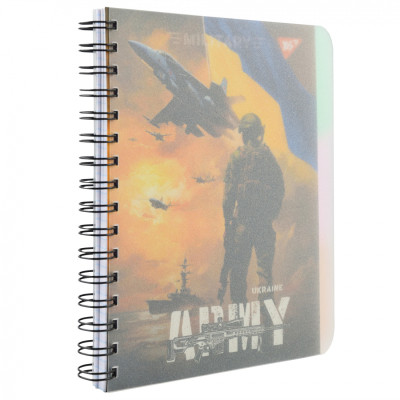 Блокнот Yes А5 Army Ukraine 144 аркуша пластикова обкладинка (681959) Вінниця - фото 3