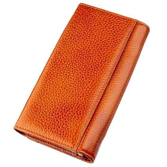 Кошелек горизонтальный женский кожаный BALIYA 18971 Оранжевый Киев