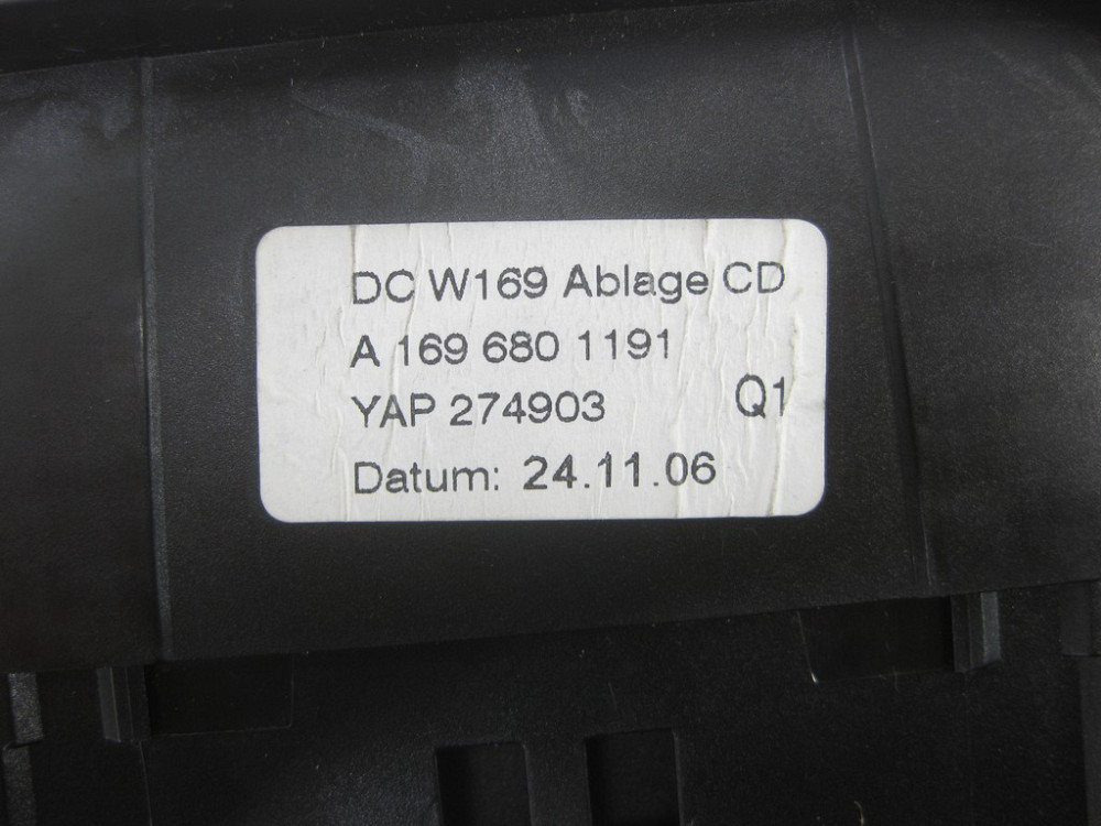 Mercedes-Benz  A1696801191 Кейс для зберігання CD дисків у бардачку A-class W169 B-class W245 A-class C169 Одеса - фото 6