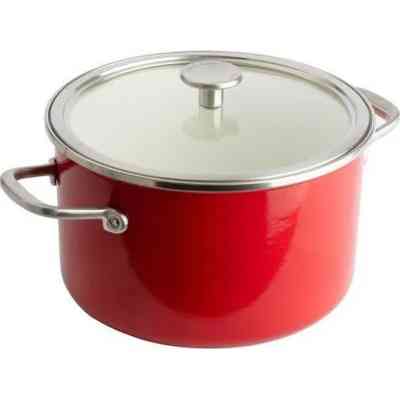 Кастрюля KitchenAid Steel Core 24 см 6 л червоний (CC003270-001) Винница