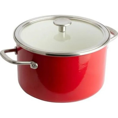 Кастрюля KitchenAid Steel Core 24 см 6 л червоний (CC003270-001) Винница - изображение 1