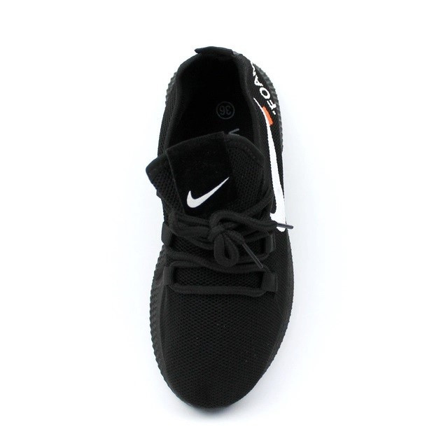 Кроссовки N!ke Черные Женские Тканевые Найки (размеры: 40,41) Днепр - изображение 7