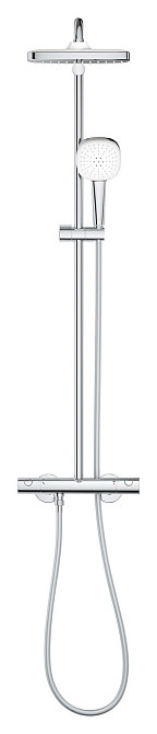 Душова система з термостатом для настінного монтажу Grohe Tempesta System 250 Cube (26689001) ( 31632 ) Харьков - изображение 3