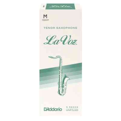 Тростина для саксофона D&apos;Addario La Voz - Tenor Sax Medium - 5 Pack (RKC05MD) Вінниця