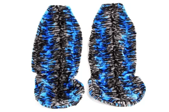 Чехли на сидіння хутра хутряний чорний/серий/синій Вінниця