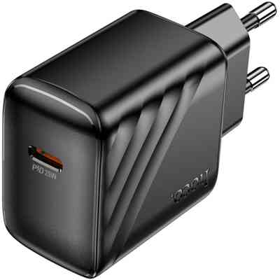 Зарядний пристрій HOCO CS24A Puerto USB-C PD25W Black (6942007639750) Вінниця