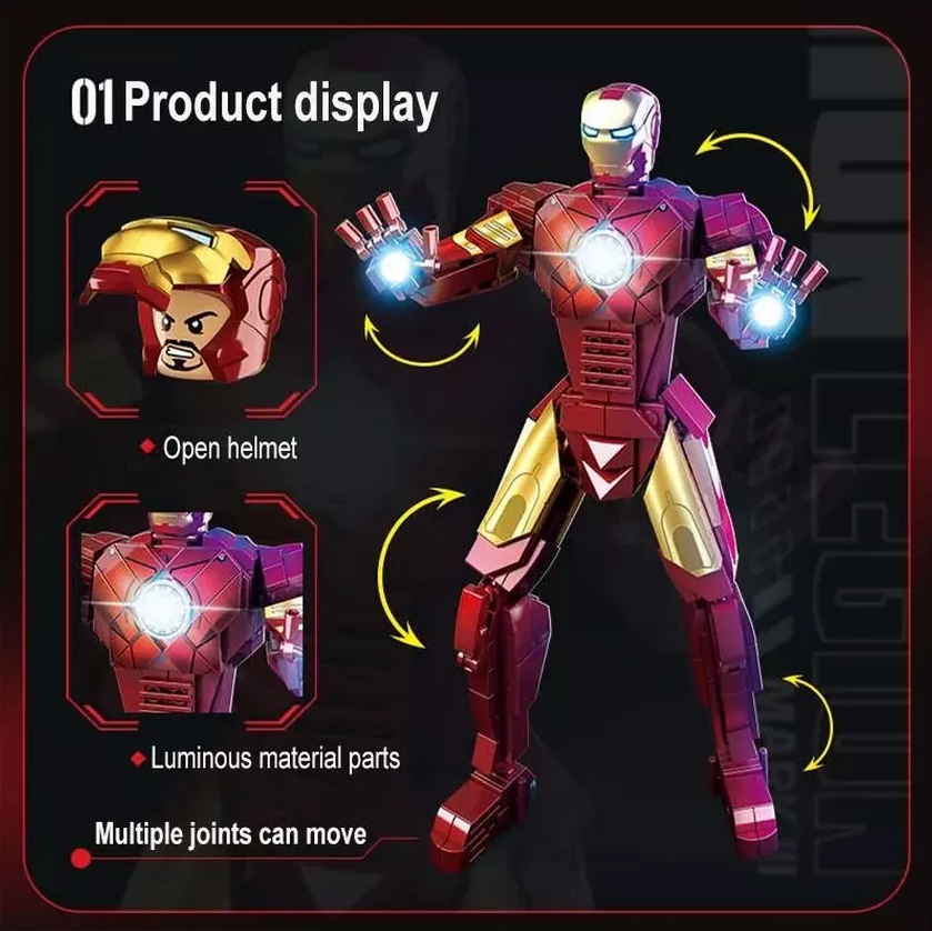 Конструктор Железный человек Iron Legion Mark III, 466 деталь Киев - изображение 3