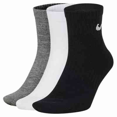 Шкарпетки Nike U NK EVERYDAY LTWT ANKLE 3PR SX7677-964 34-38 3 пари Чорний/Білий/Сірий (194955549445) Вінниця