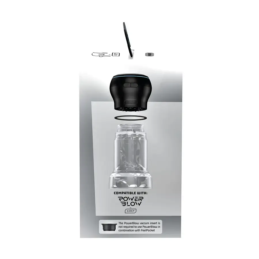 Мастурбатор Kiiroo Feel Pocket Crystal сумісний з PowerBlow Львів - фото 10