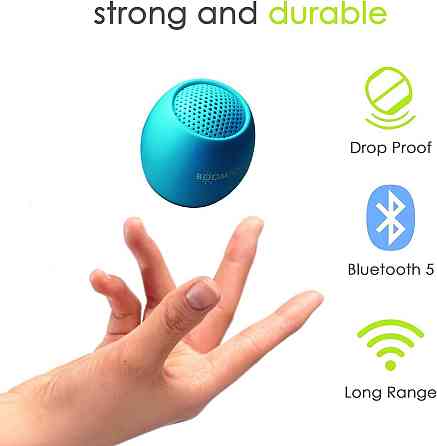 Ультрамаленькая Boompods Zero Мини-портативный динамик Bluetooth со встроенными умными устройствами Amazon Alexa водонепроницаема Киев