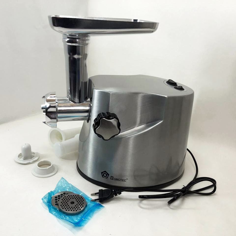 М'ясорубка з легким чищенням DOMOTEC, М'ясорубка для професійної кухні Електром'5 насадок ZV-98 Івано-Франківськ - фото 4