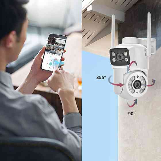 Уличная Wi-Fi камера видеонаблюдения 6Мп,Q13 SBR Киев