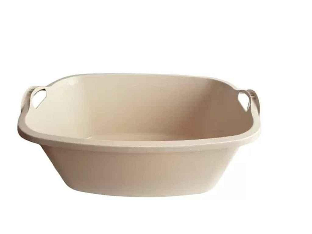 Таз пл. 30л кремова арт.МP30cream ТМ ММ-ПЛАСТ Киев - изображение 1