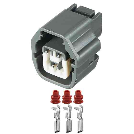 Роз'єм конектор 3-кон., Дат, Кислорода, Моторчик Омивача Лоб, Скла, 6189-0131, Hyundai, Kia 40590 Київ