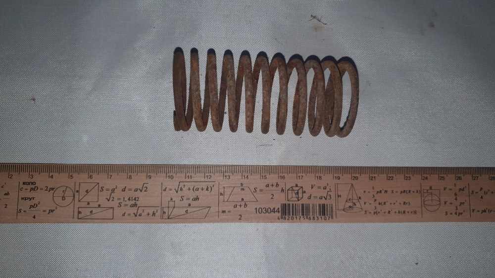 Пружина стиснення 39.3х86х3.5 мм. СССР. Харків - фото 1
