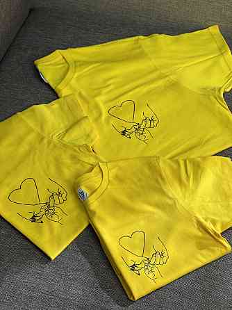 Футболки для родини з ручками 128, XL, L Черновцы