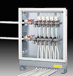 Коллектор полипропиленовый Kalde на 6 выхода RED&BLUE Харків - фото 3