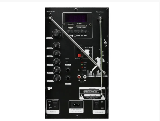 Акустическая переносная колонка ZXX-9191/ 8215 60Вт 12