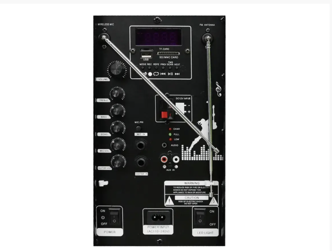 Акустическая переносная колонка ZXX-9191/ 8215 60Вт 12