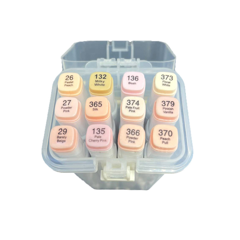 Набір скетч маркерів Touch Smooth на спиртовій основі 12 штук НА ВИБІР + 20 кольорів акварельних маркерів з пензликом Кам'янець-Подільський - фото 4