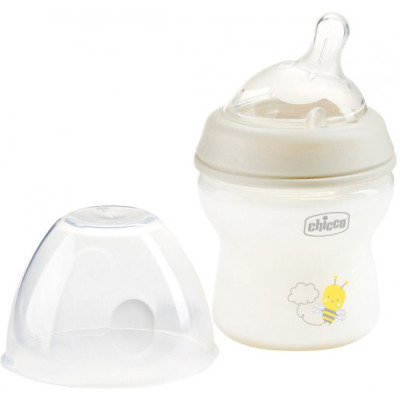 Бутылочка для кормления Chicco Natural Feeling Color 150 мл +0 мес Беж (81311.30) Винница - изображение 1