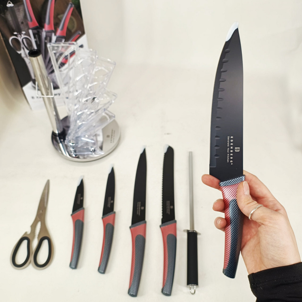 Топ лучших ножей для кухни, Кухонные ножи домашние, Набор ножей кухонные ножи поварские набор LX-72 Львов - изображение 7