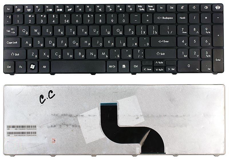 Клавиатура для ноутбука Acer Packard Bell (TM81) Black, (No Frame), RU Вінниця - фото 1