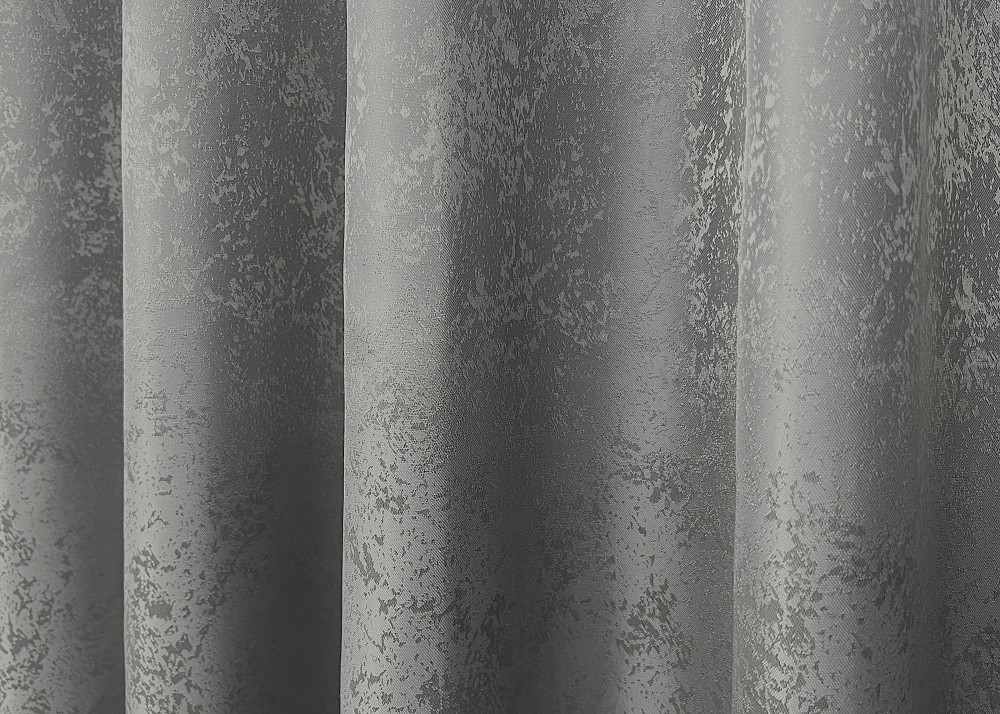 Комплект коротких штор VR-Textil Жакард Мармур Al1 № 1015ш Графітовий 130х170 см 2 шт (35-0208) Київ - фото 7